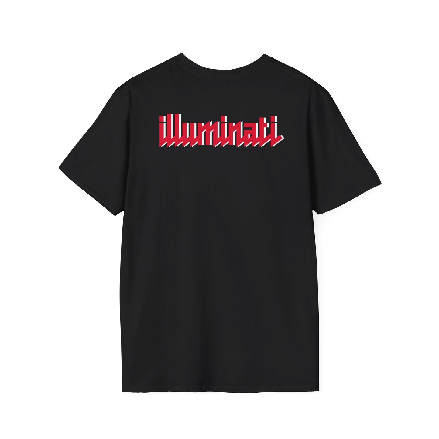 Illuminati - White/Ruby Eye Logo Tee