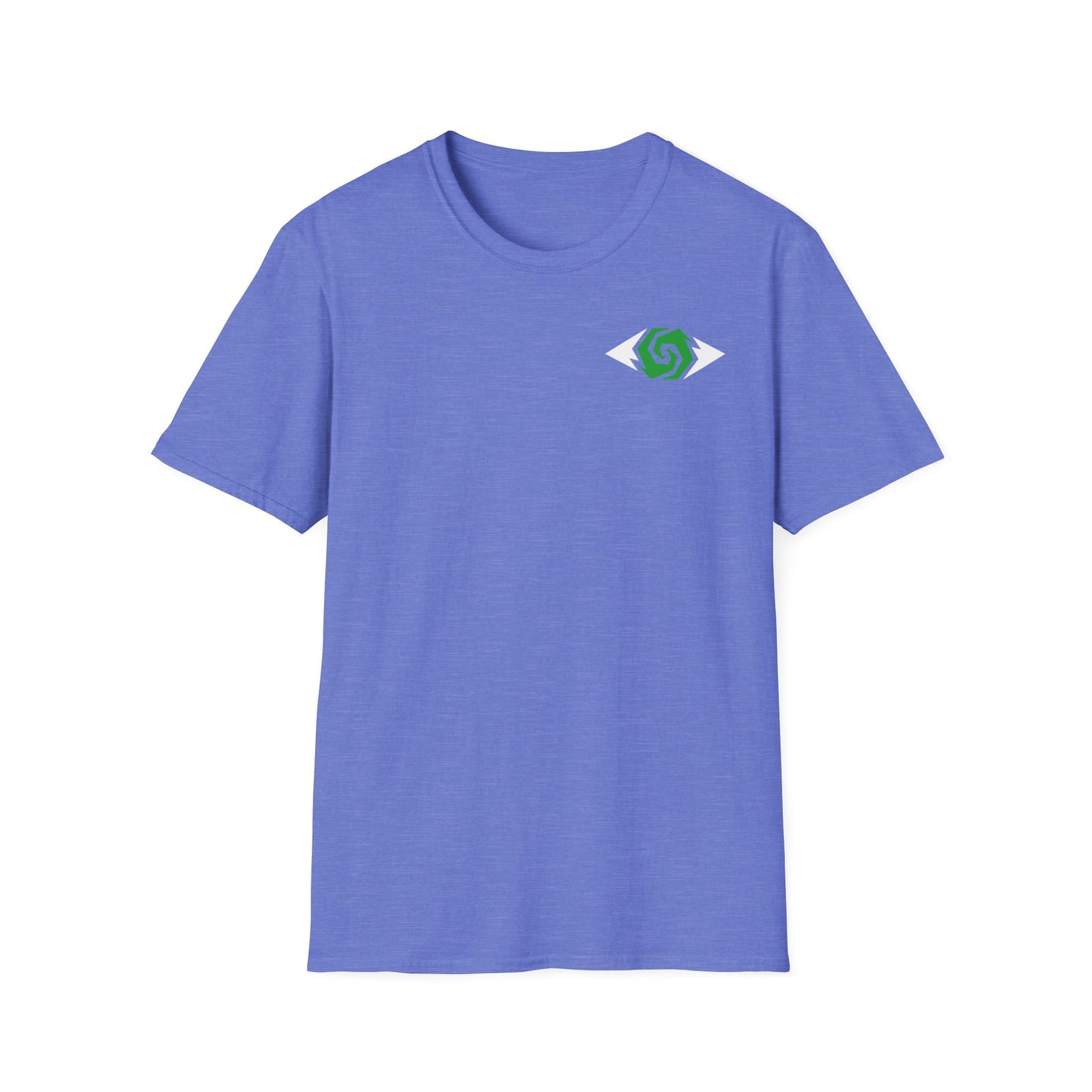 Illuminati - White/Emerald Eye Logo Tee