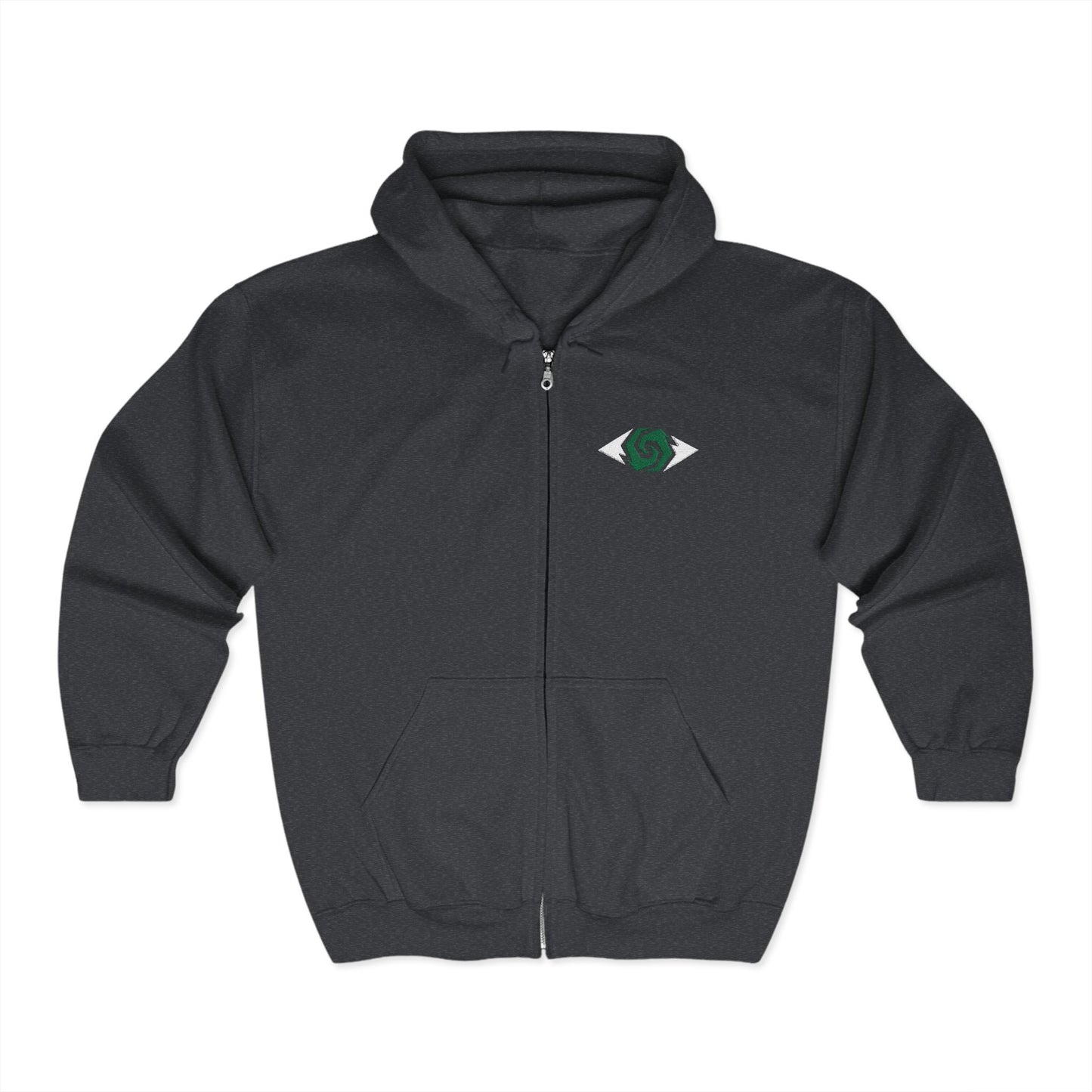 Illuminati - Eco-Friendly Unisex Full Zip Hoodie with Unique Logo