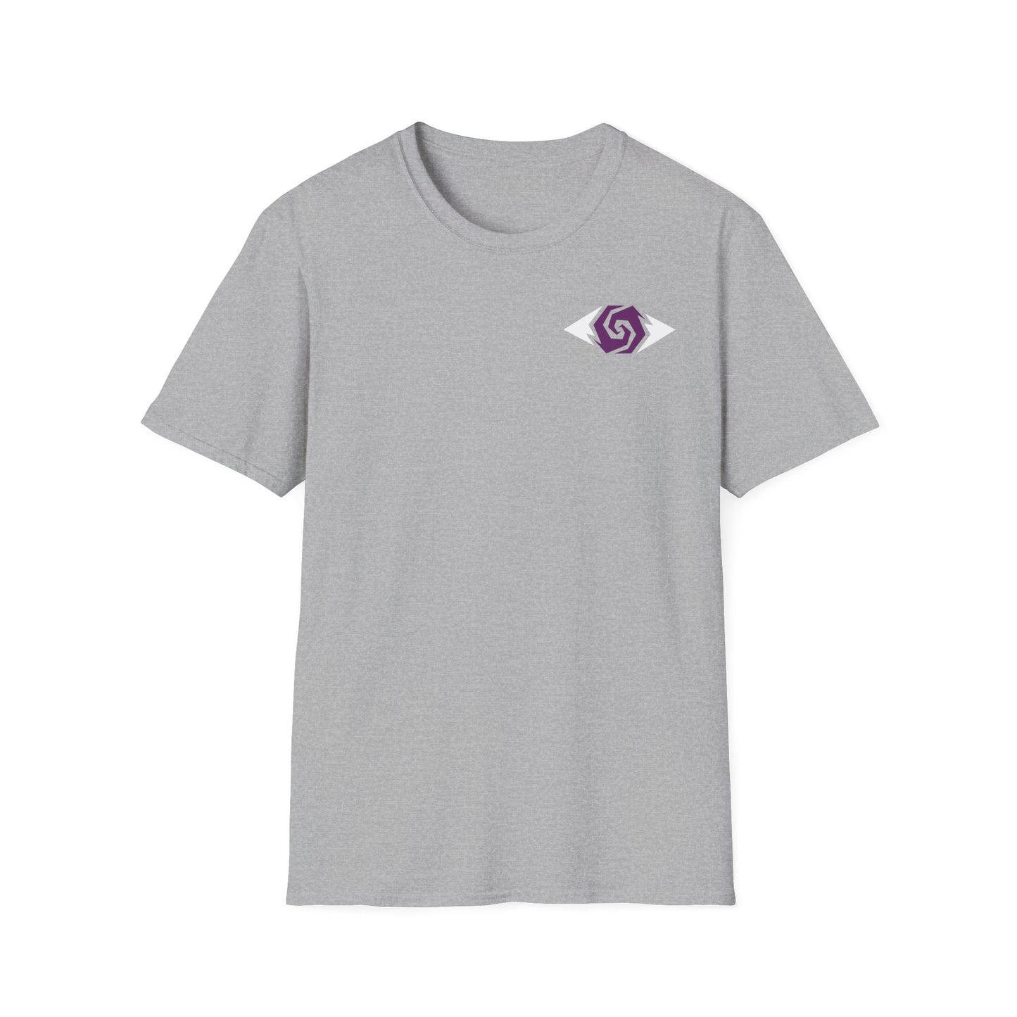 Illuminati - White/Amethyst Eye Logo Tee
