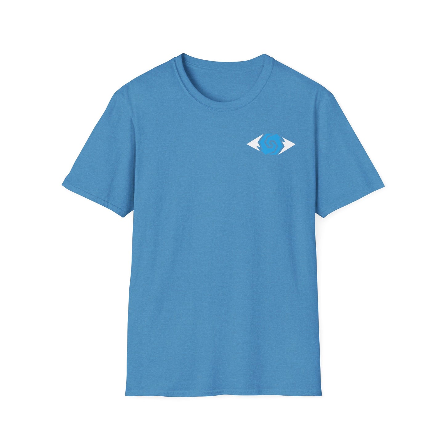 Illuminati - White/Sapphire Eye Logo Tee