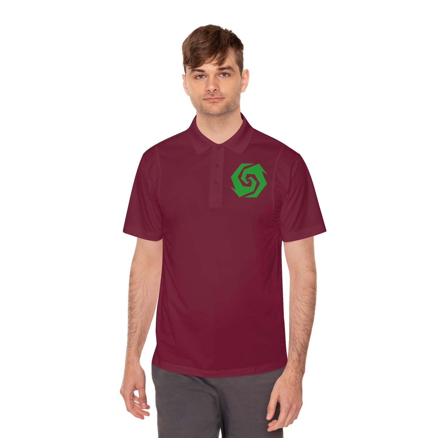 Illuminati - Emerald Butt Polo Shirt (Embroidery)