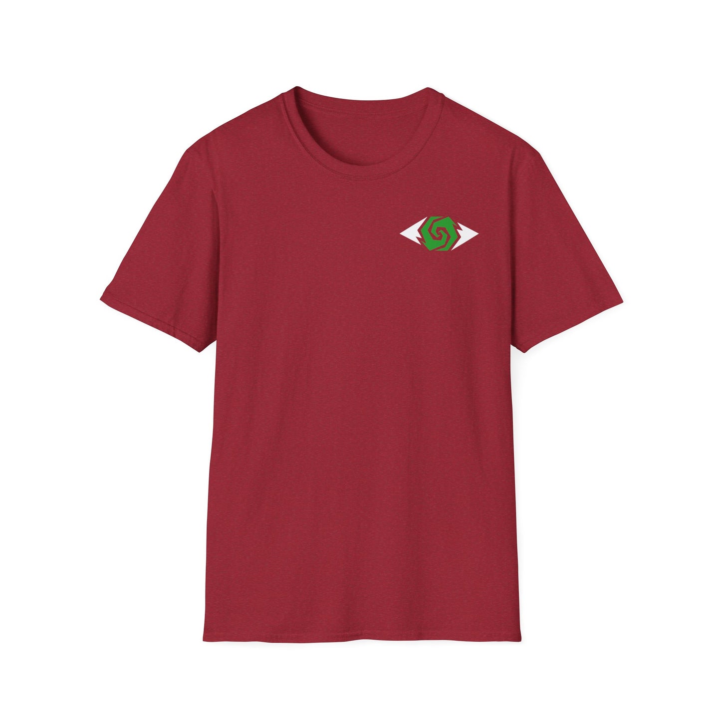 Illuminati - White/Emerald Eye Logo Tee