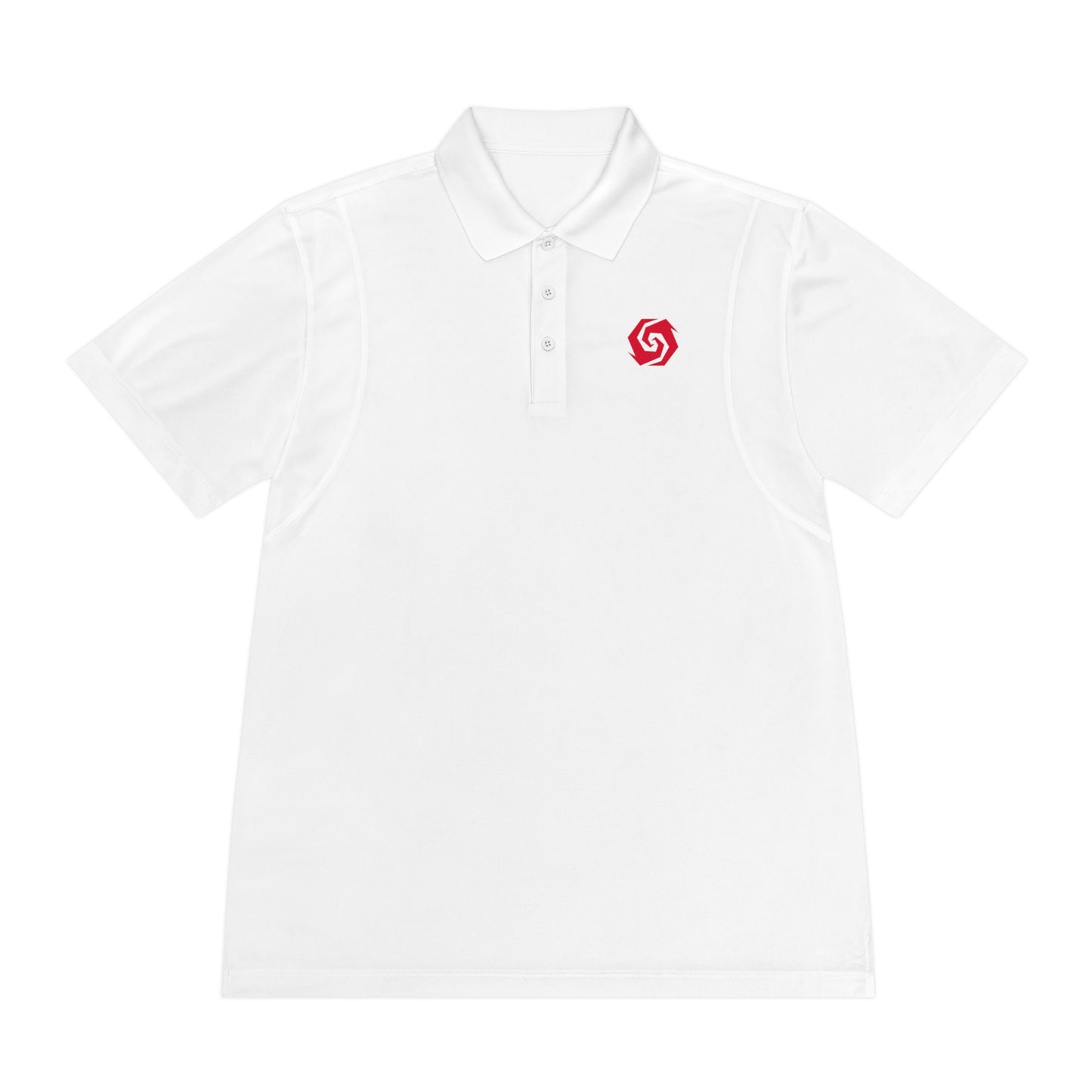 Illuminati - White/Ruby Polo Shirt (Embroidery)