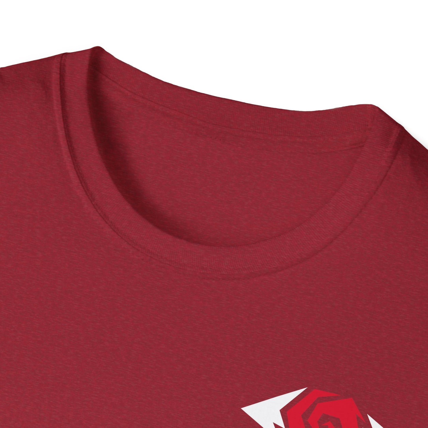 Illuminati - White/Ruby Eye Logo Tee