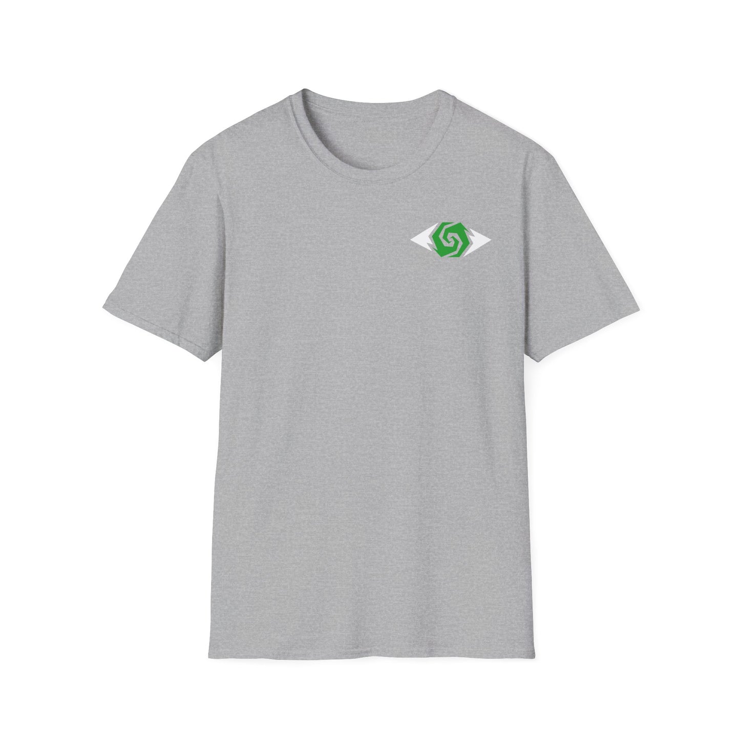 Illuminati - White/Emerald Eye Logo Tee