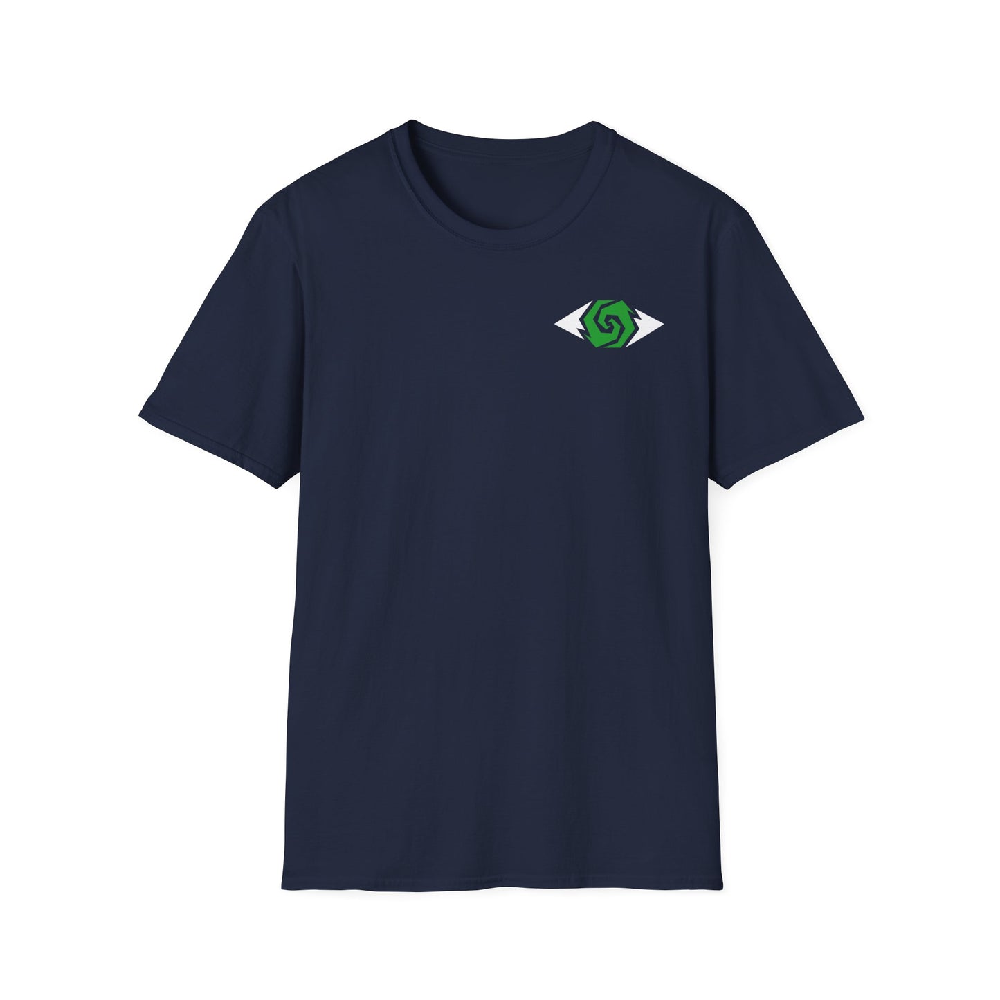 Illuminati - White/Emerald Eye Logo Tee