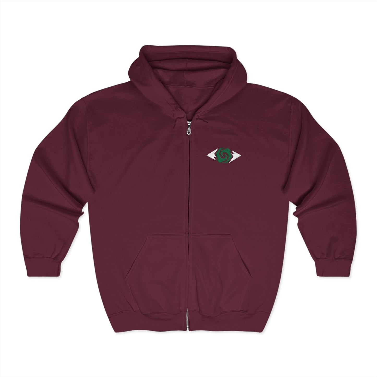 Illuminati - Eco-Friendly Unisex Full Zip Hoodie with Unique Logo