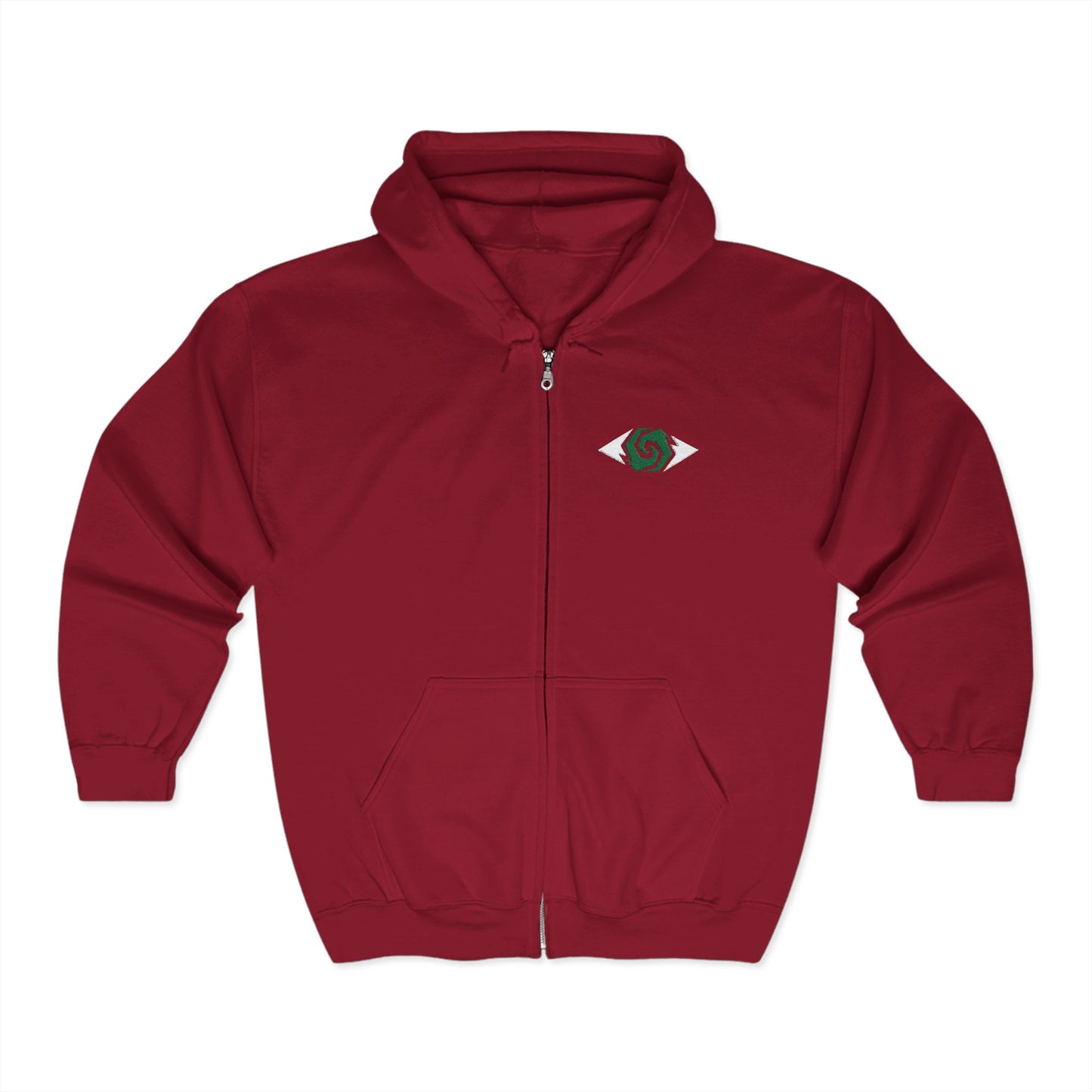 Illuminati - Eco-Friendly Unisex Full Zip Hoodie with Unique Logo