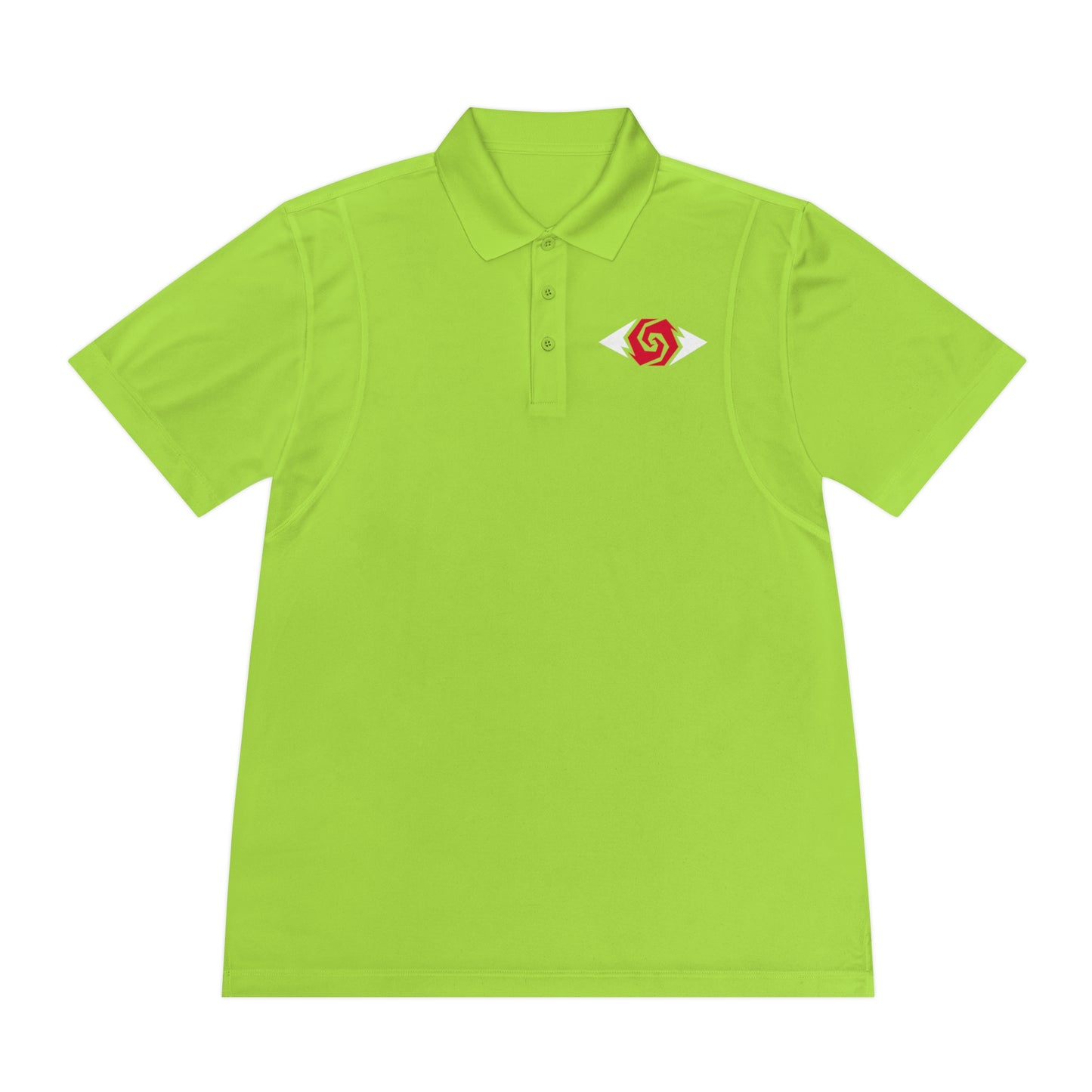 Illuminati - White/Ruby Polo Shirt (Embroidery)