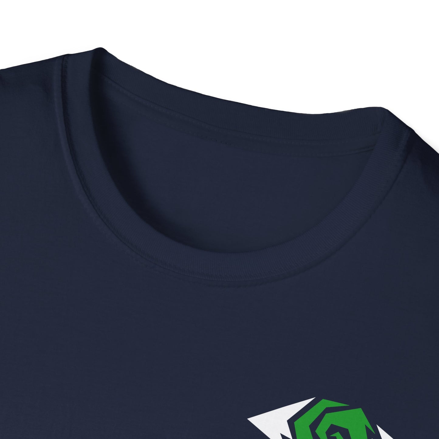 Illuminati - White/Emerald Eye Logo Tee