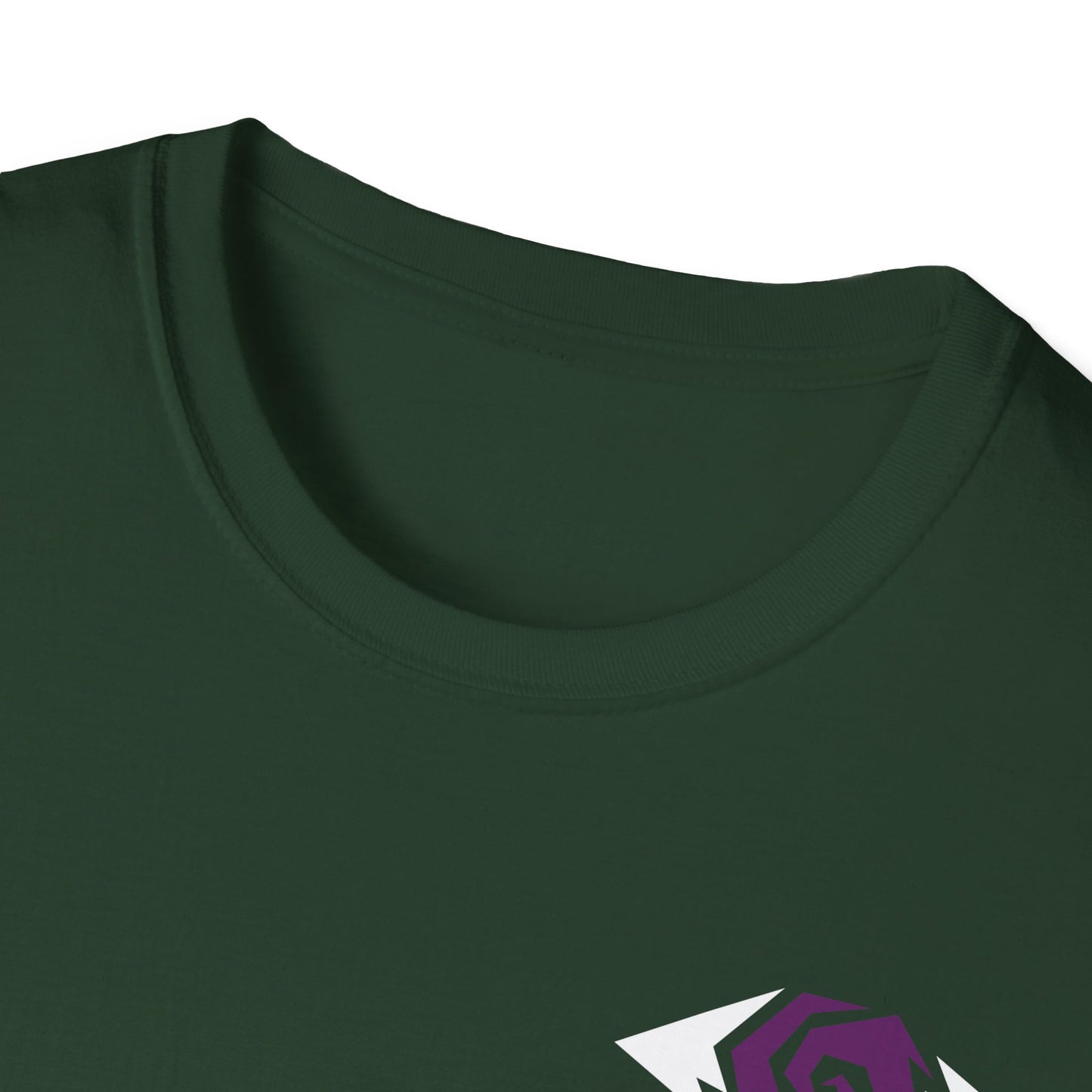 Illuminati - White/Amethyst Eye Logo Tee