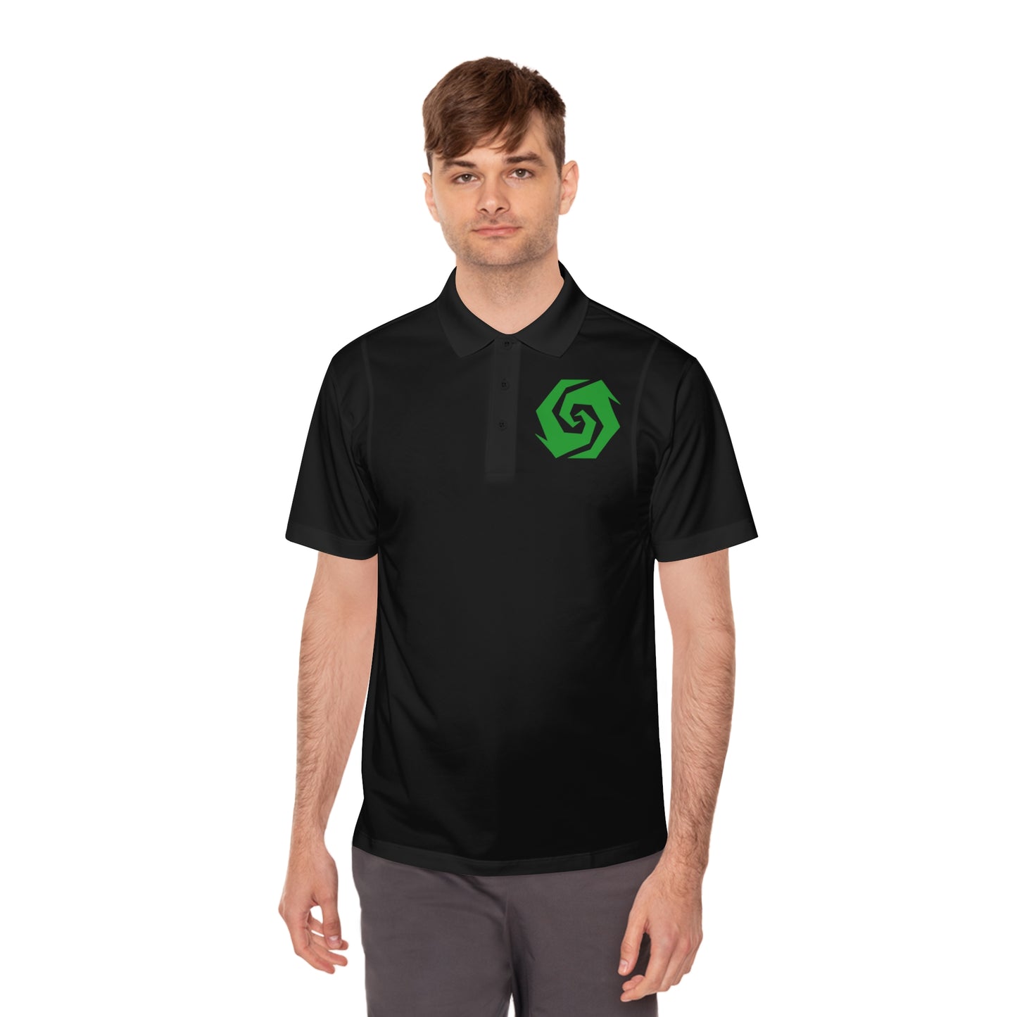 Illuminati - Emerald Butt Polo Shirt (Embroidery)
