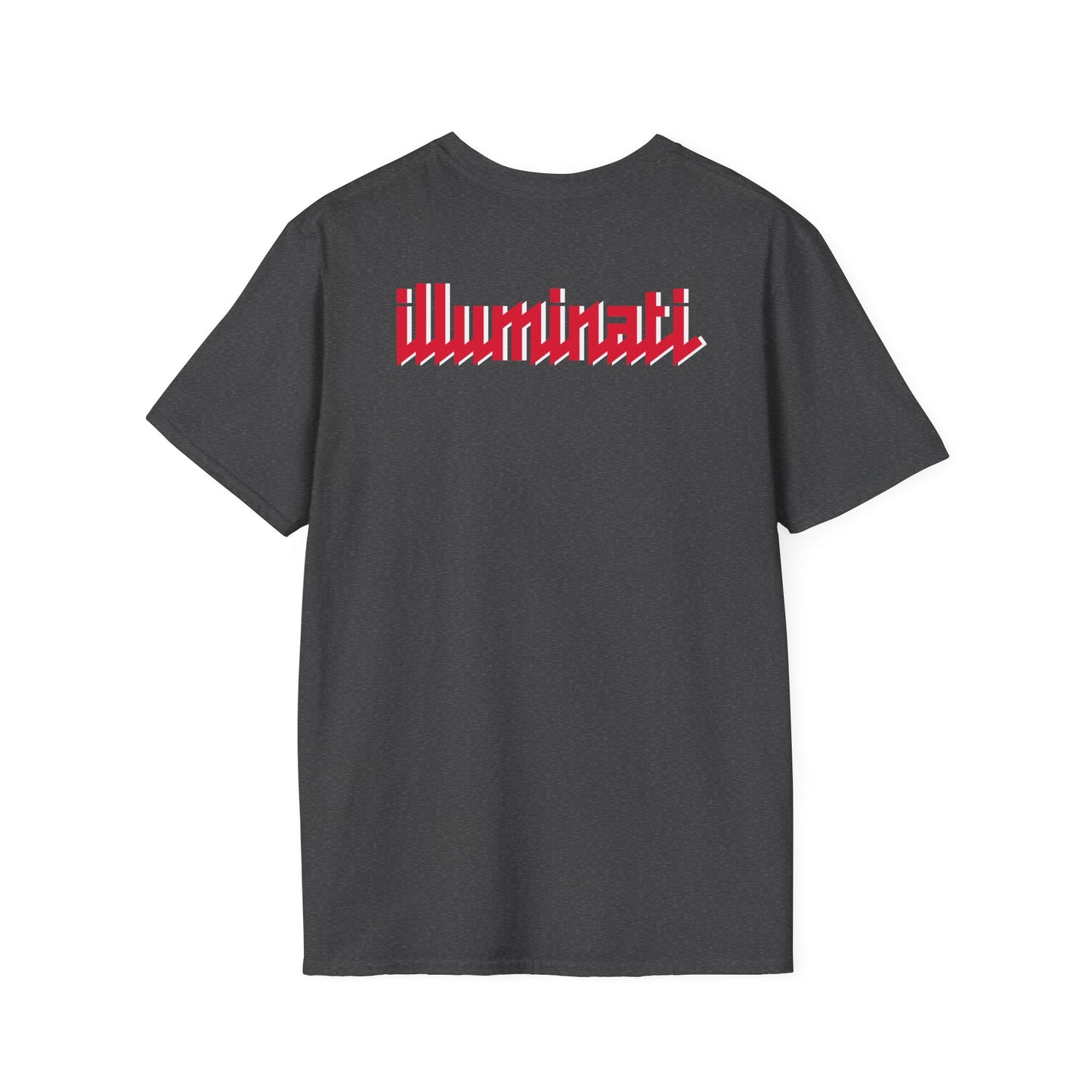 Illuminati - White/Ruby Eye Logo Tee