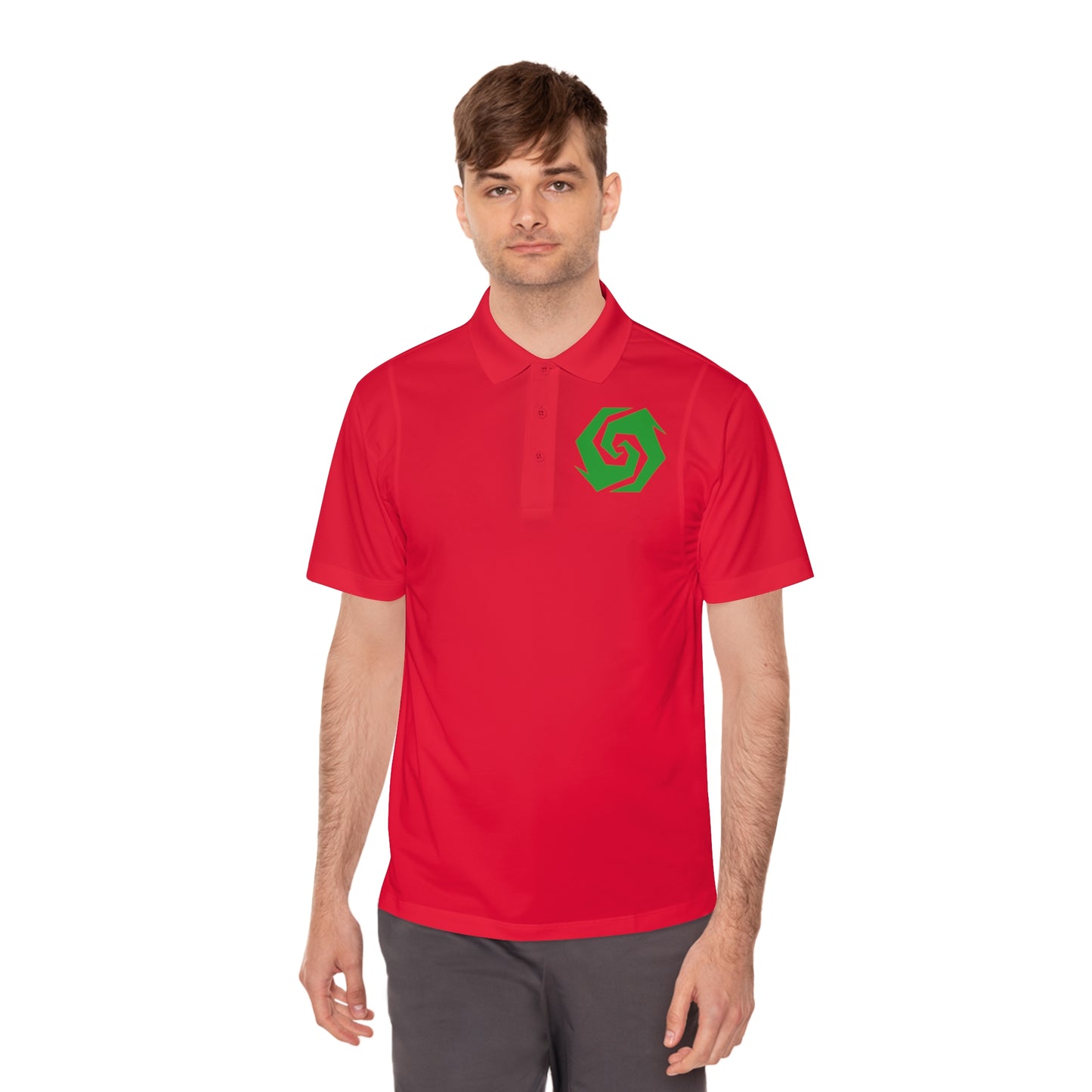 Illuminati - Emerald Butt Polo Shirt (Embroidery)