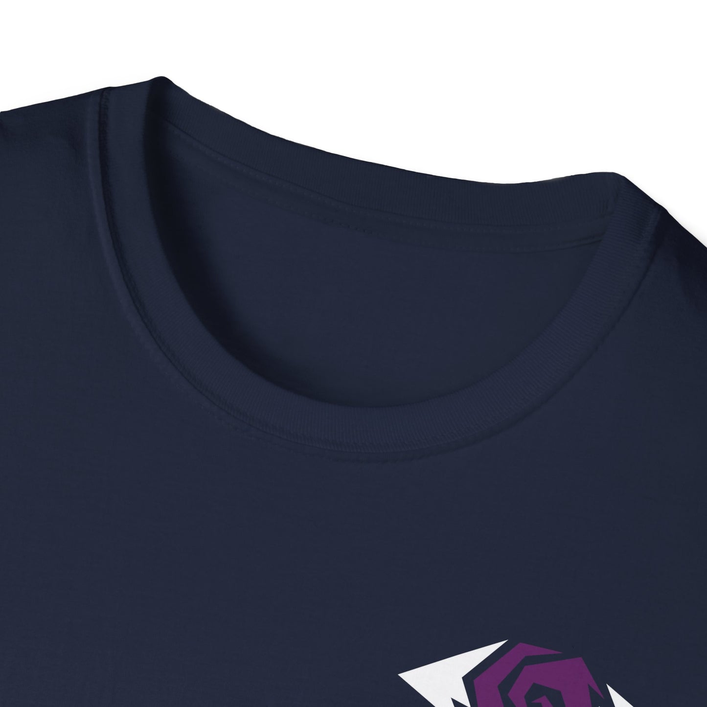 Illuminati - White/Amethyst Eye Logo Tee