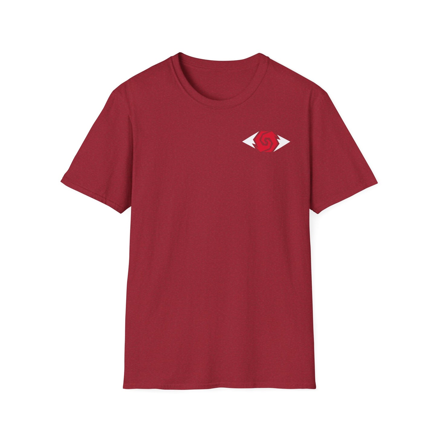 Illuminati - White/Ruby Eye Logo Tee