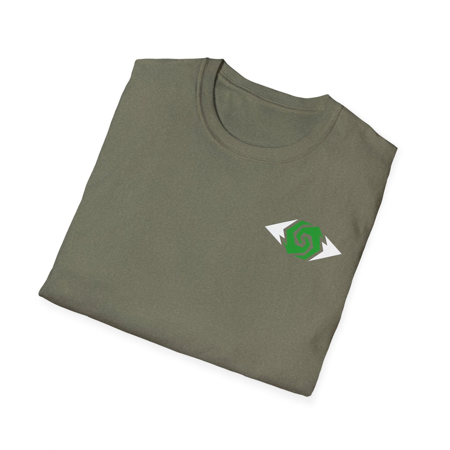 Illuminati - White/Emerald Eye Logo Tee