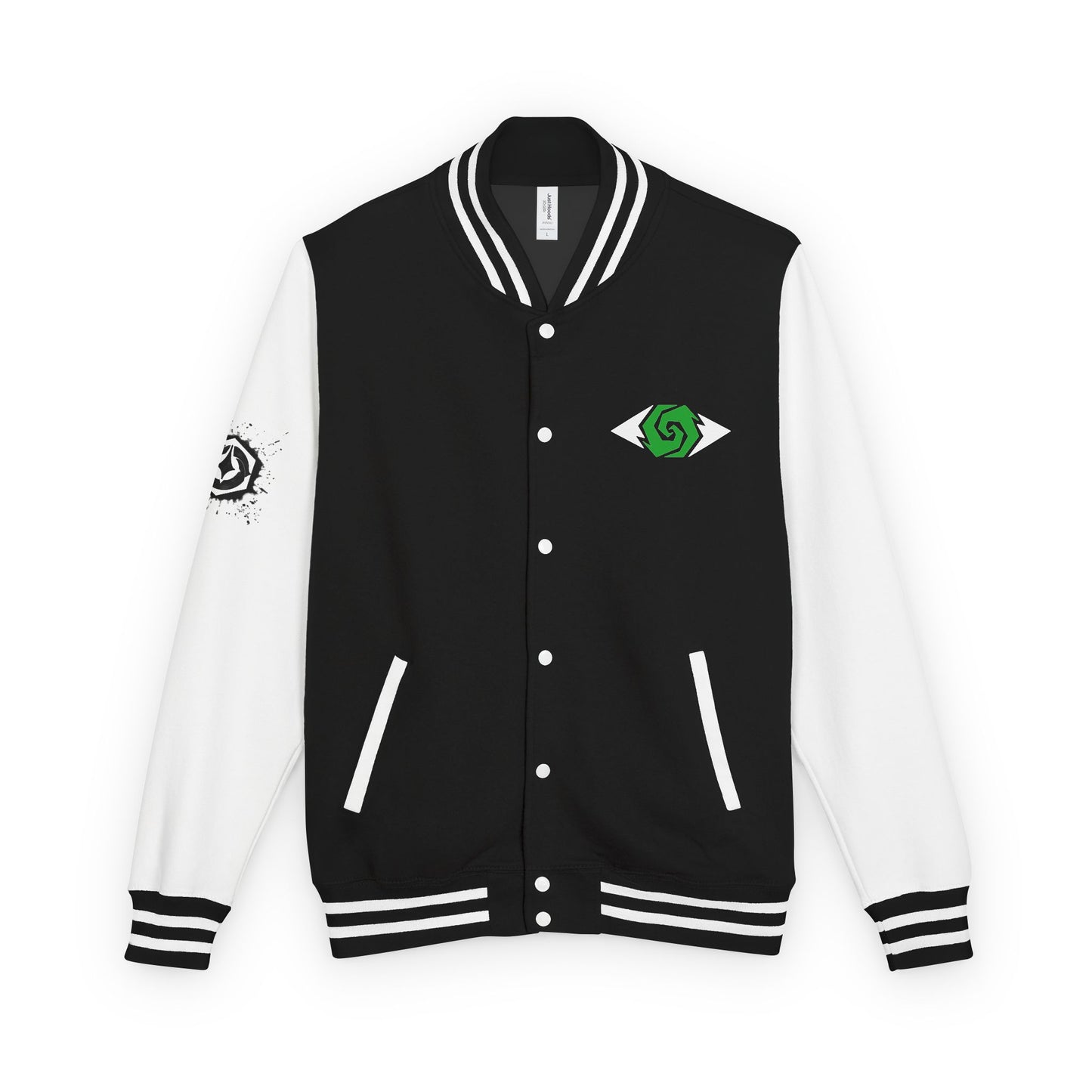 Unisex Letterman Jacket with Illuminati Design, Stylish Outerwear, Perfect for Casual Wear, Unique Gift for Fans, Trendy Streetwear