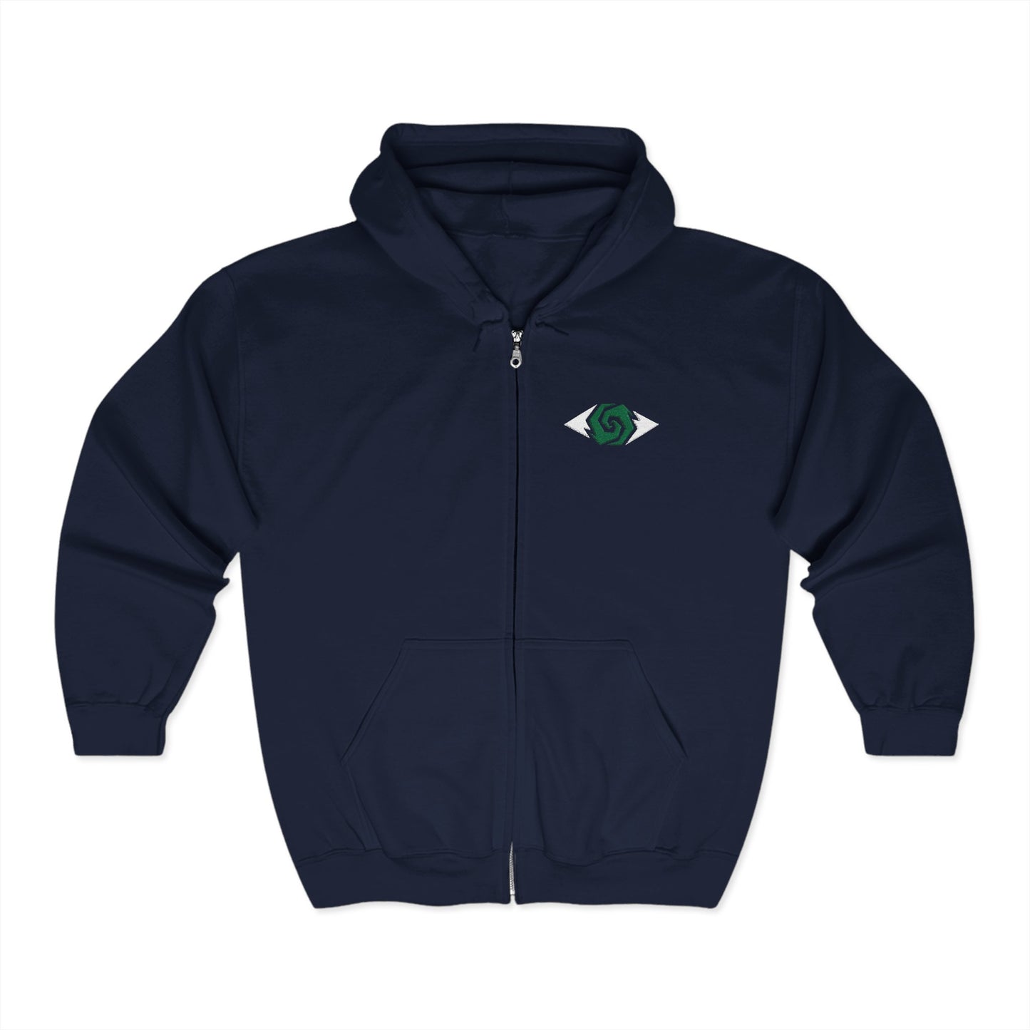 Illuminati - Eco-Friendly Unisex Full Zip Hoodie with Unique Logo