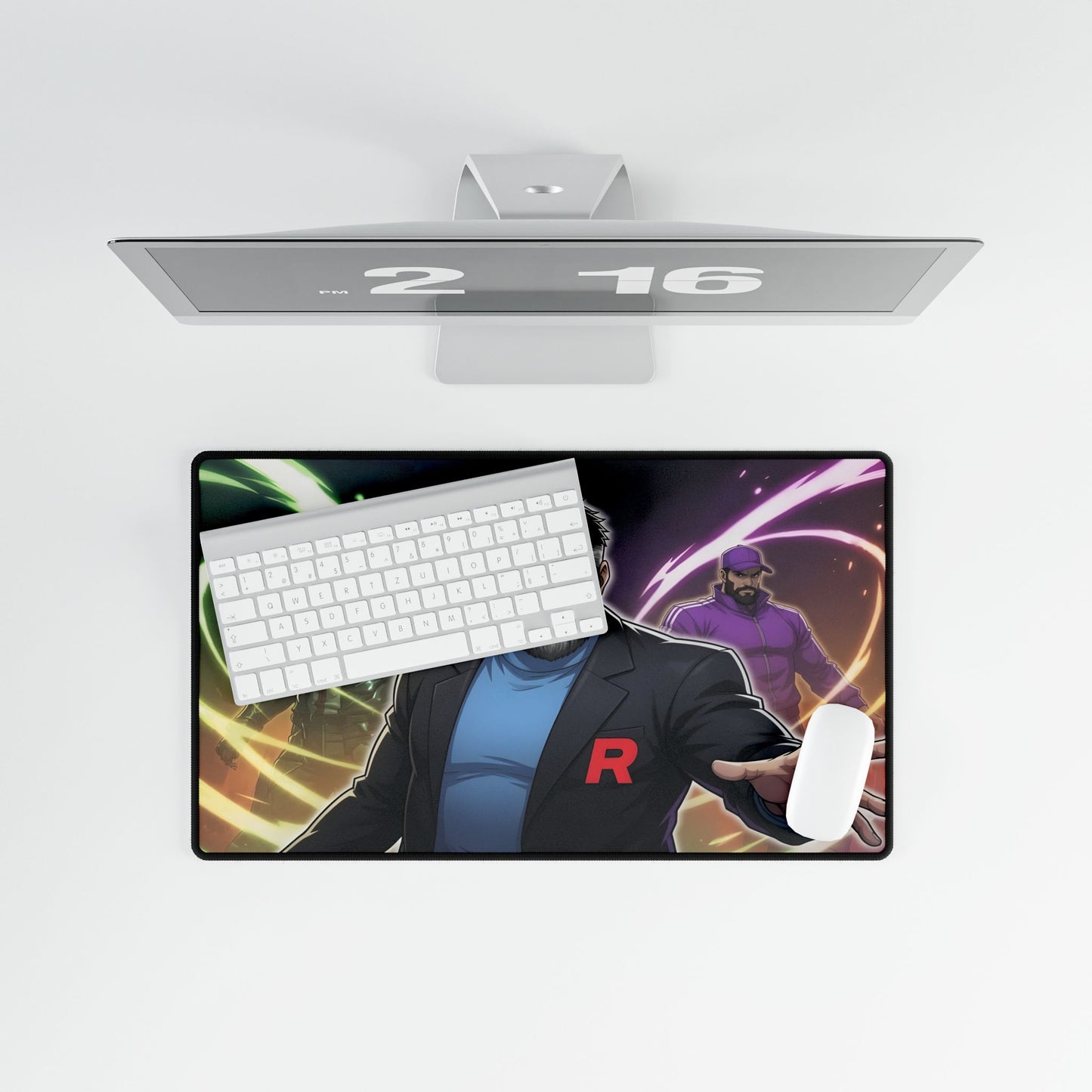 Retro Villain Desk Mat — PokeBro Gaming Mousepad