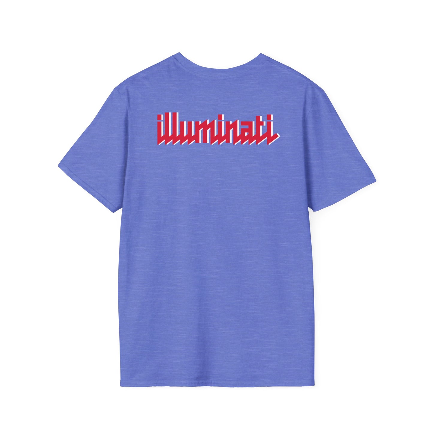 Illuminati - White/Ruby Eye Logo Tee