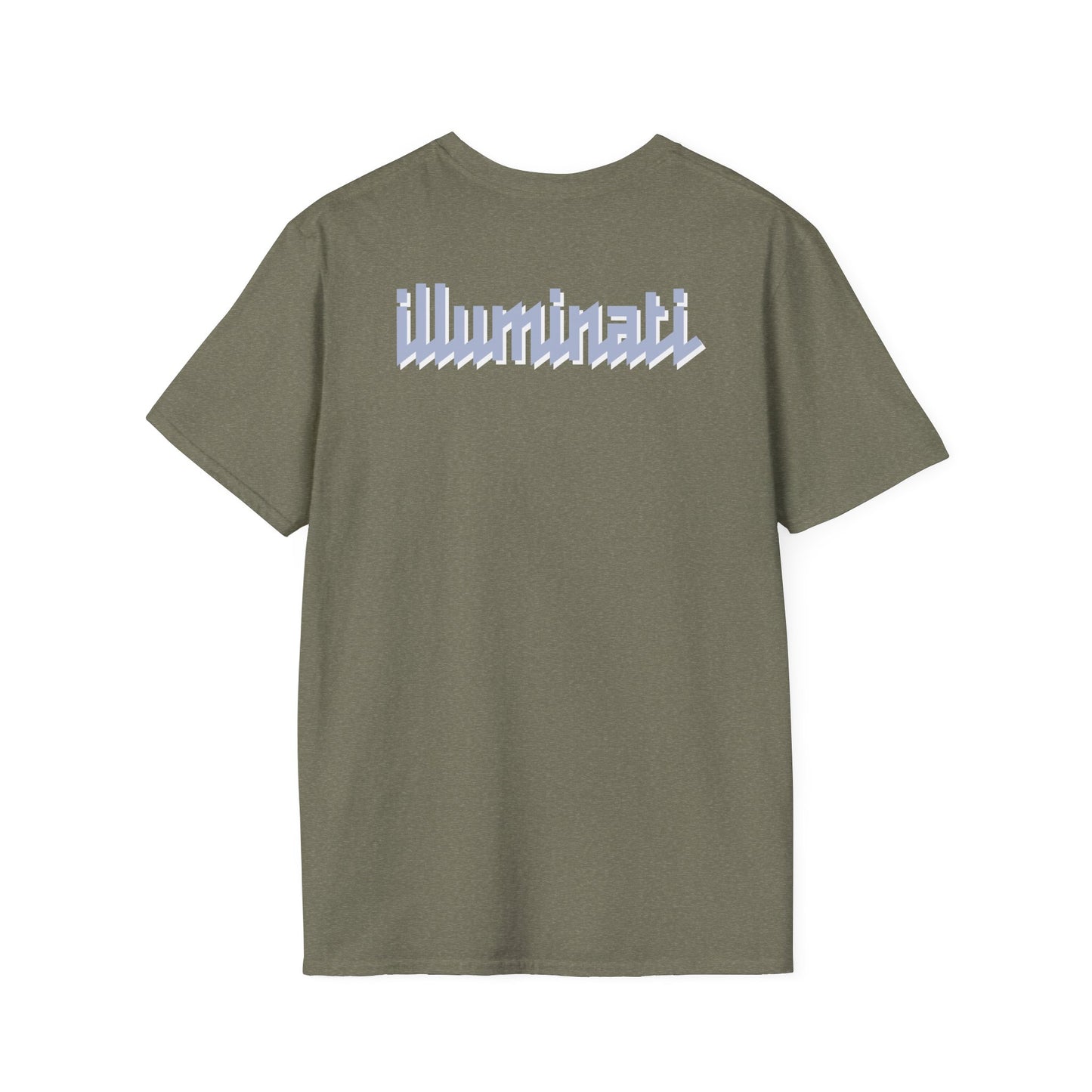 Illuminati - White/Steel Eye Logo Tee