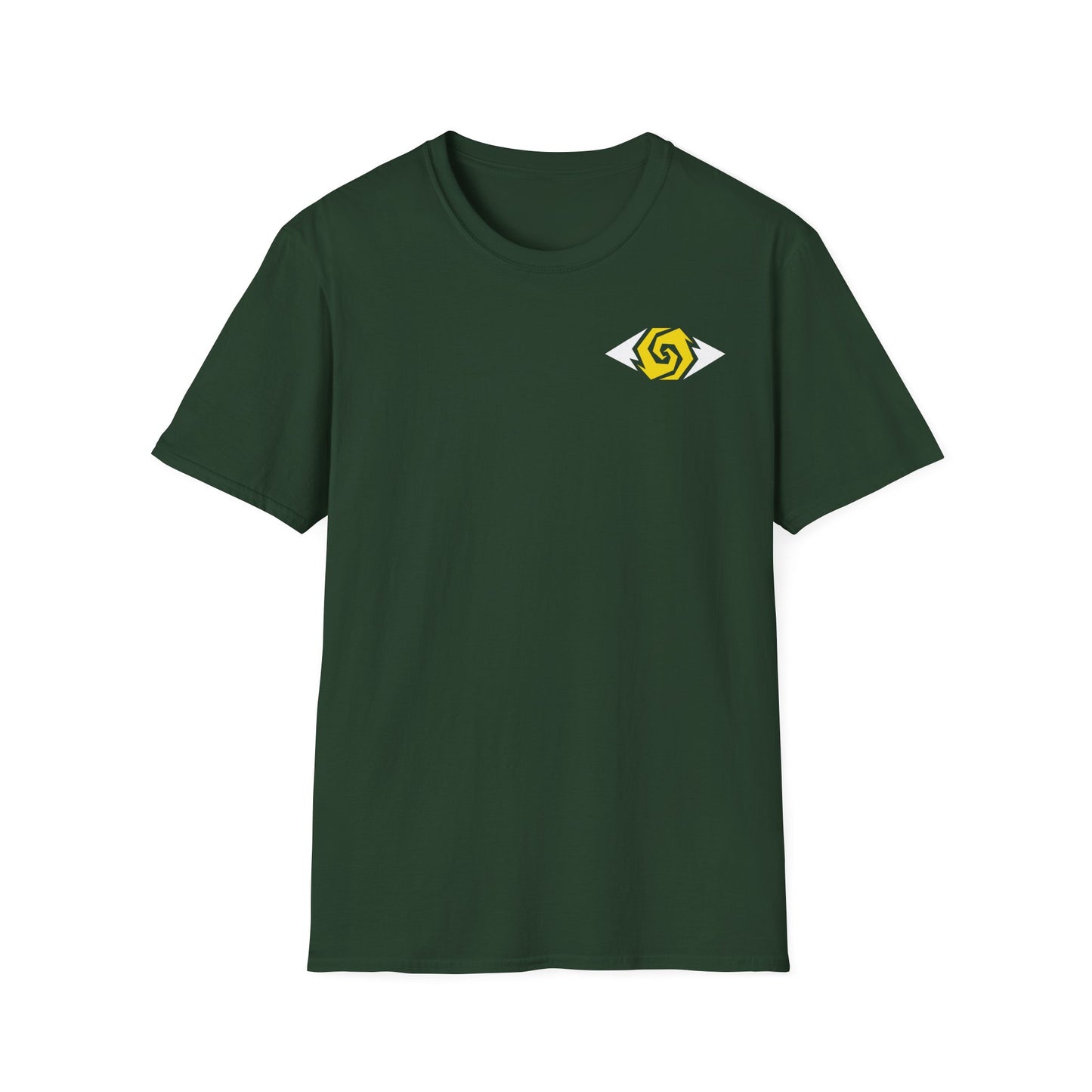 Illuminati - White/Amber Eye Logo Tee
