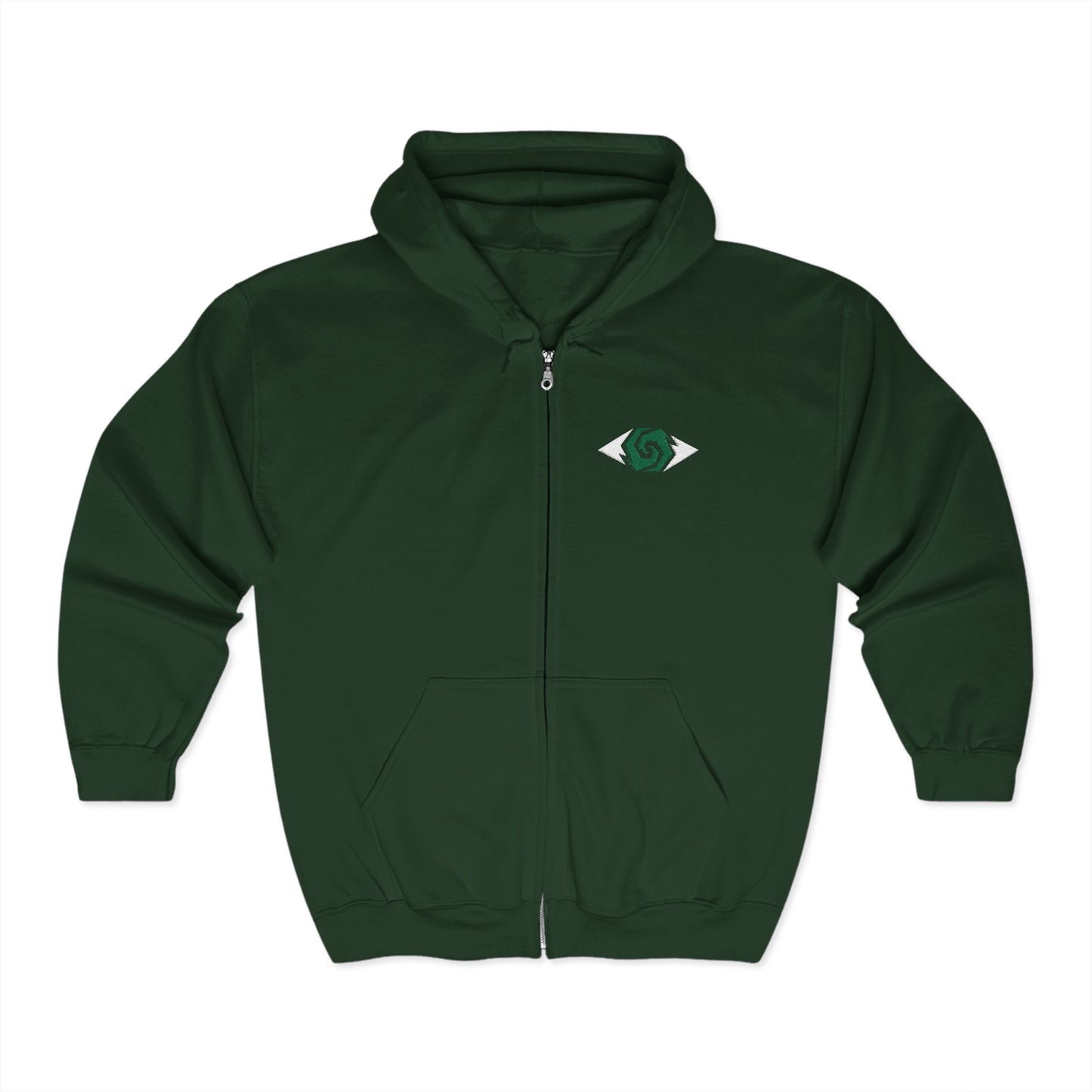 Illuminati - Eco-Friendly Unisex Full Zip Hoodie with Unique Logo