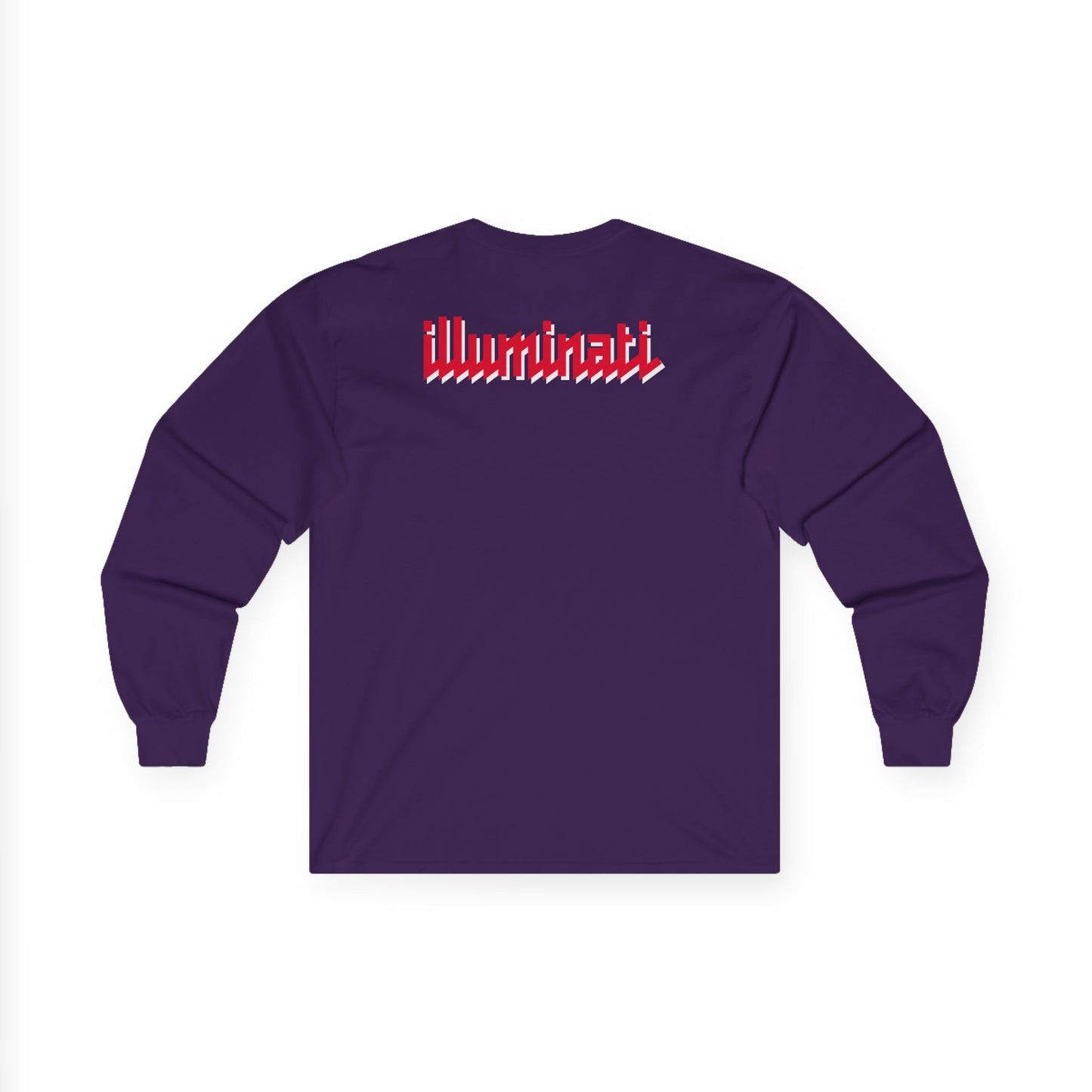 Illuminati – White/Ruby Eye Long Sleeve Tee