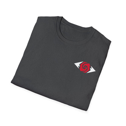 Illuminati - White/Ruby Eye Logo Tee