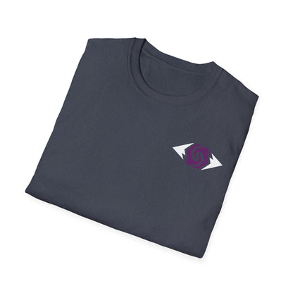 Illuminati - White/Amethyst Eye Logo Tee