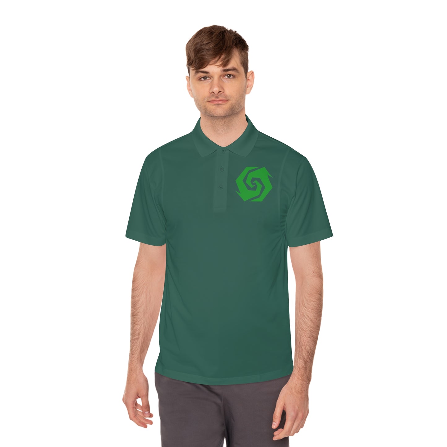 Illuminati -  Emerald Butt Polo Shirt (Embroidery)