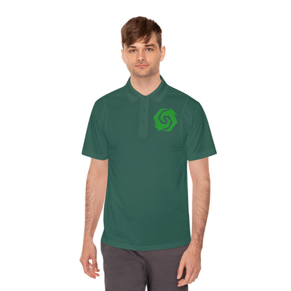Illuminati -  Emerald Butt Polo Shirt (Embroidery)