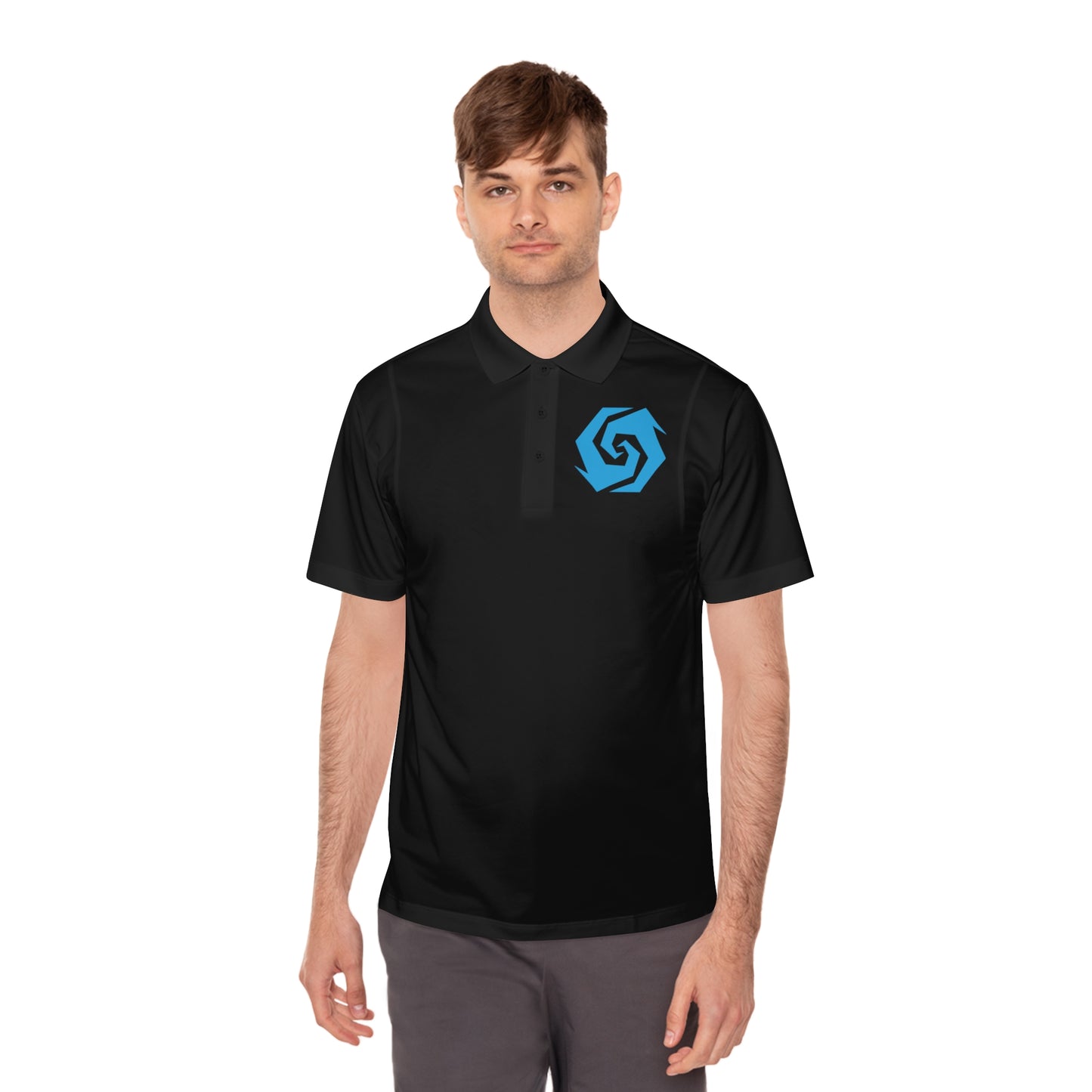 Illuminati -  Sapphire Butt Polo Shirt (Embroidery)