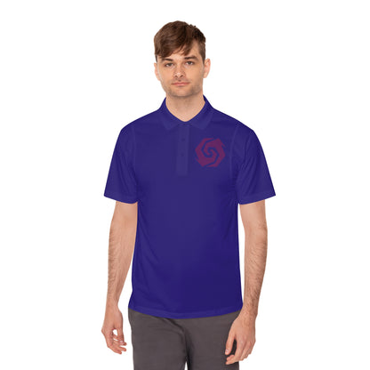 Illuminati -  Amethyst Butt Polo Shirt (Embroidery)