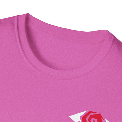 Illuminati - White/Ruby Eye Logo Tee