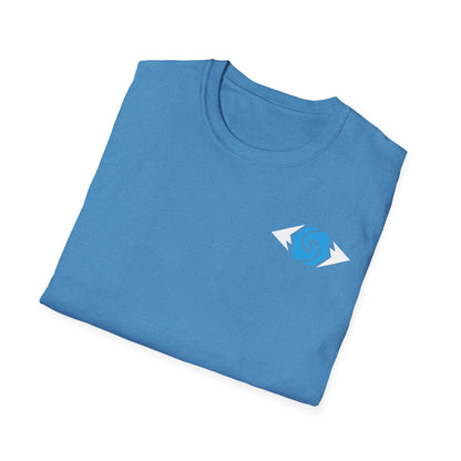 Illuminati - White/Sapphire Eye Logo Tee
