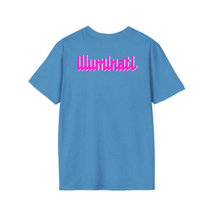 Illuminati - White/Labradorite Eye Logo Tee