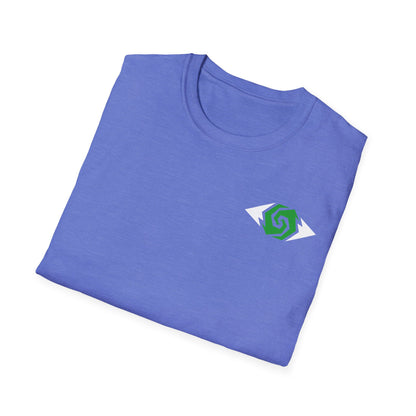 Illuminati - White/Emerald Eye Logo Tee