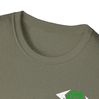 Illuminati - White/Emerald Eye Logo Tee