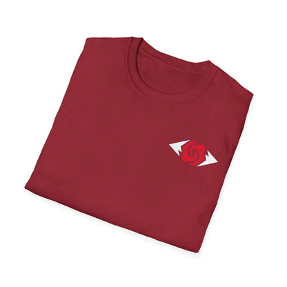 Illuminati - White/Ruby Eye Logo Tee