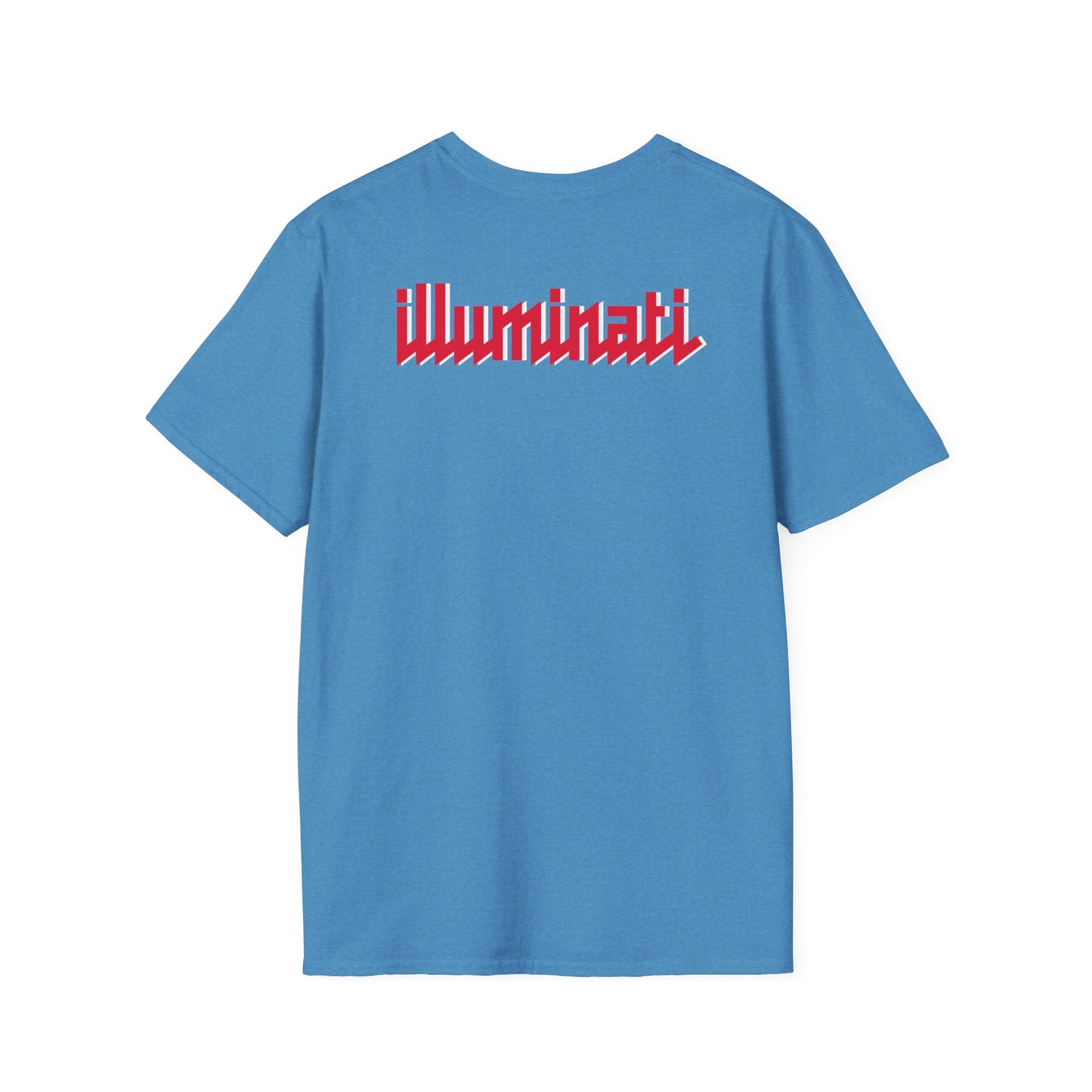 Illuminati - White/Ruby Eye Logo Tee