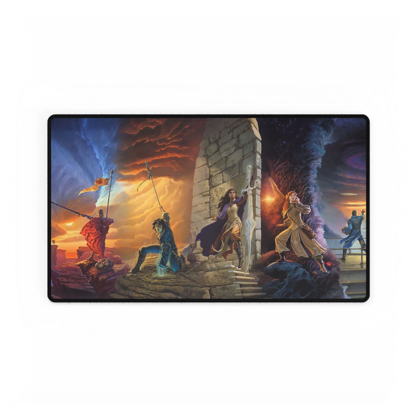 Jess's MTG Custom Mat (Stitched Edges)