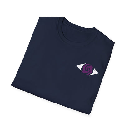 Illuminati - White/Amethyst Eye Logo Tee