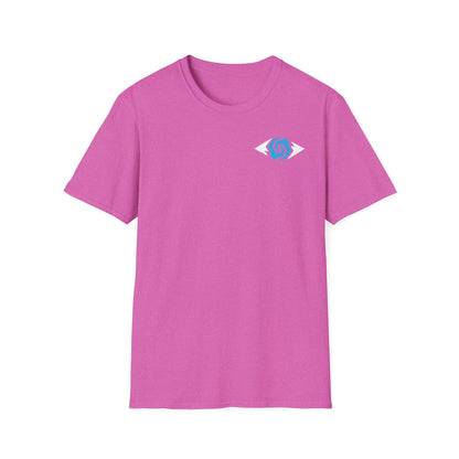 Illuminati - White/Sapphire Eye Logo Tee