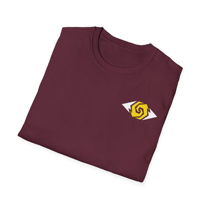 Illuminati - White/Amber Eye Logo Tee