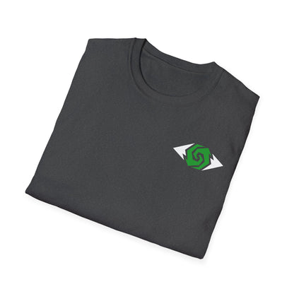 Illuminati - White/Emerald Eye Logo Tee