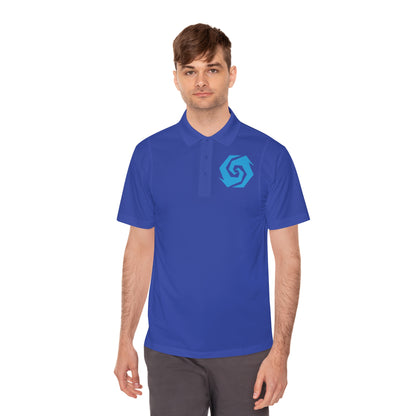 Illuminati -  Sapphire Butt Polo Shirt (Embroidery)