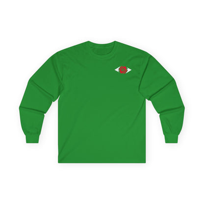 Illuminati – White/Ruby Eye Long Sleeve Tee